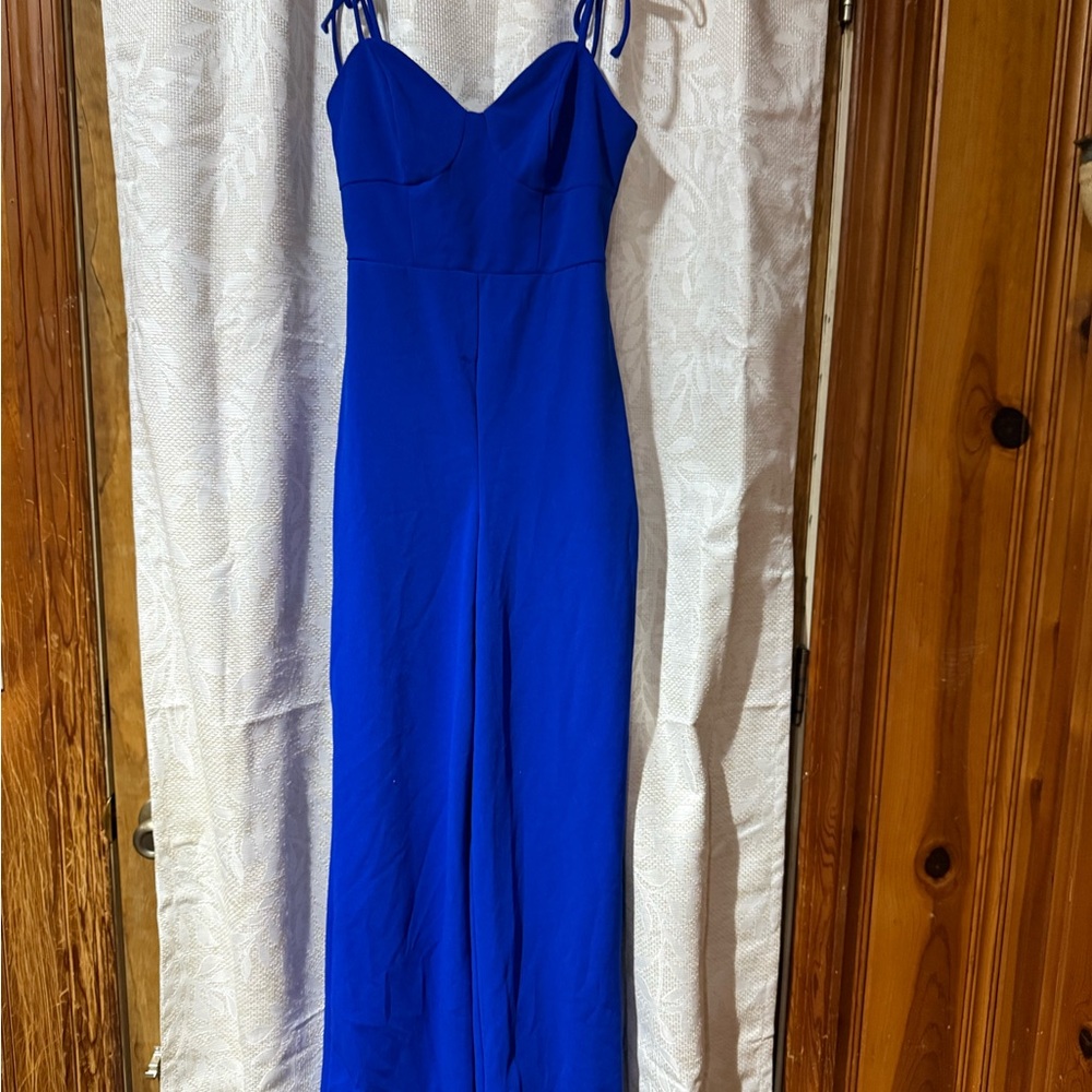Chic Royal Blue Women's Jumpsuit
